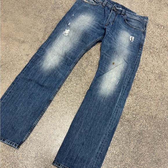 Diesel Other - Diesel Saafado Men Jeans Regular Slim Straight Blue Size 33 (Fits 35x33) Italy